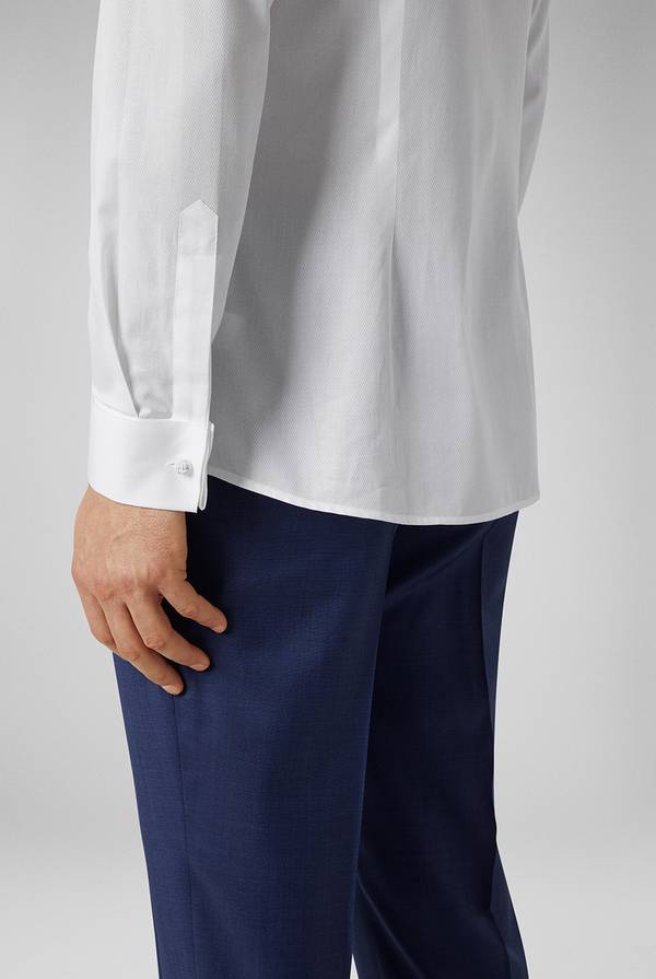 Pull Pal Zileri Camicia in puro cotone della linea Cerimonia con micro disegnature Online