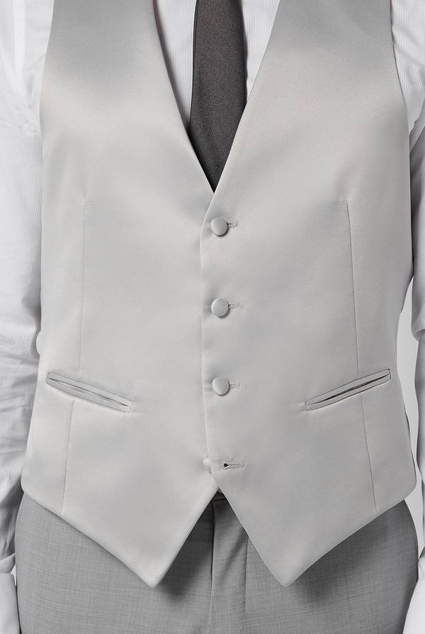 Pull Pal Zileri Gilet in satin della linea Cerimonia In Vendita