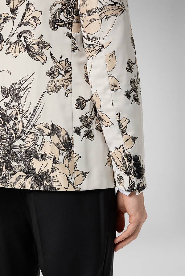 Pull Pal Zileri Giacca smoking con motivo floreale Nuova