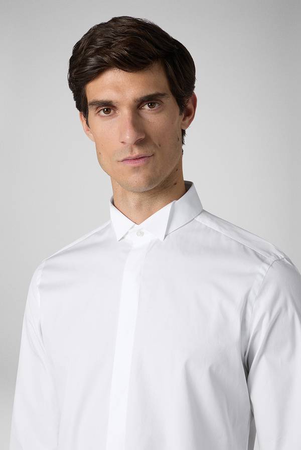 Pull Pal Zileri Camicia Cerimonia bianca con collo smoking Promozione
