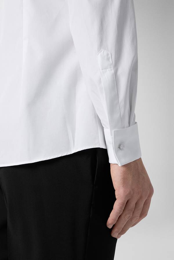 Pull Pal Zileri Camicia Cerimonia bianca con collo smoking Promozione