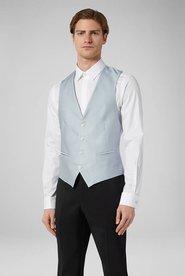 Pull Pal Zileri Gilet Cerimonia in satin Spedizione Gratuita