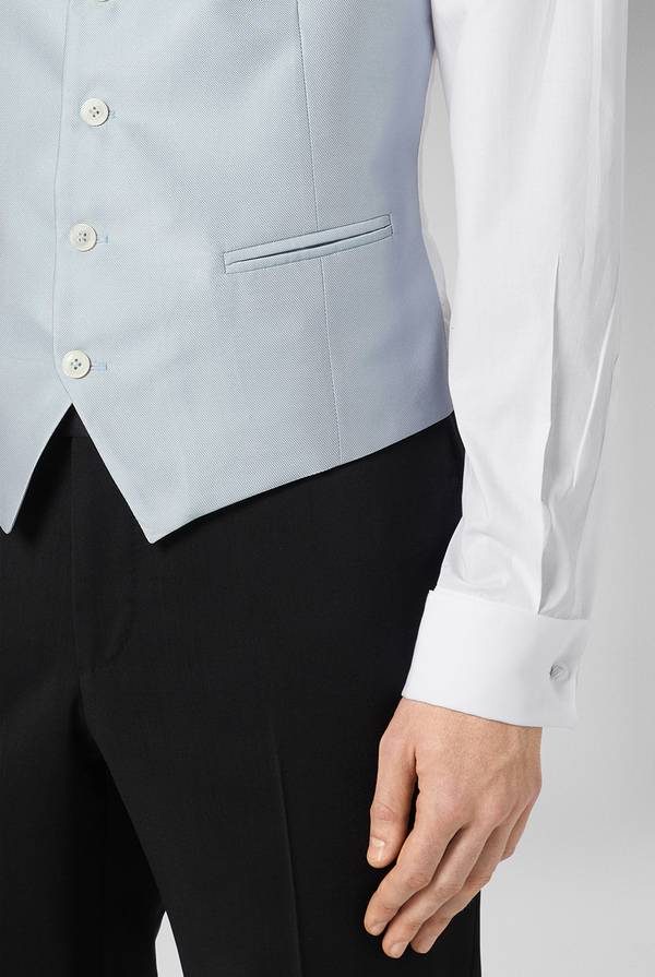 Pull Pal Zileri Gilet Cerimonia in satin Spedizione Gratuita