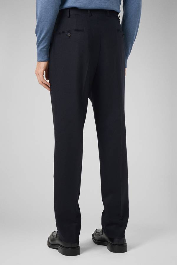 Pull Pal Zileri Pantaloni doppia pince in lana stretch Sconto