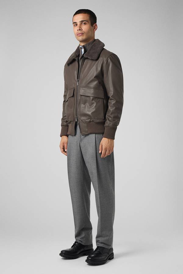 Pull Pal Zileri Pantaloni doppia pince in lana stretch Offerta