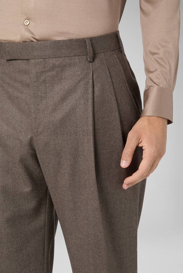 Pull Pal Zileri Pantaloni doppia pince in pura lana Economico