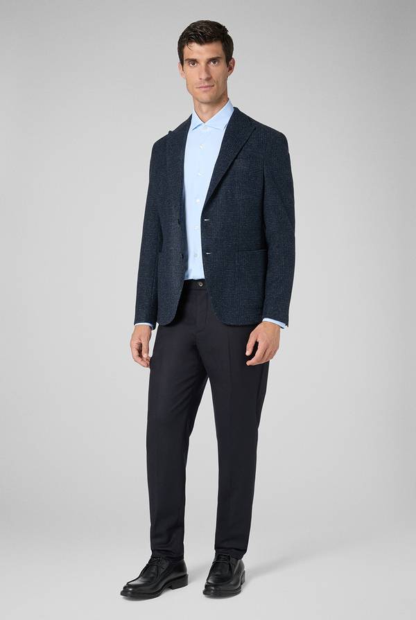 Pull Pal Zileri Pantaloni in lana stretch con banda elastica Outlet