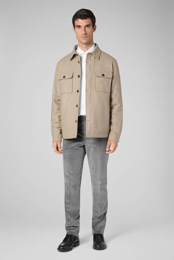 Pull Pal Zileri Pantaloni in velluto corduroy e lana Hotsell
