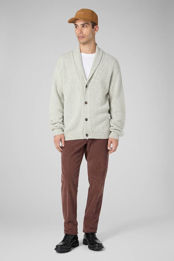 Pull Pal Zileri Pantaloni chino tinti in capo in cotone corduroy Vendite Flash