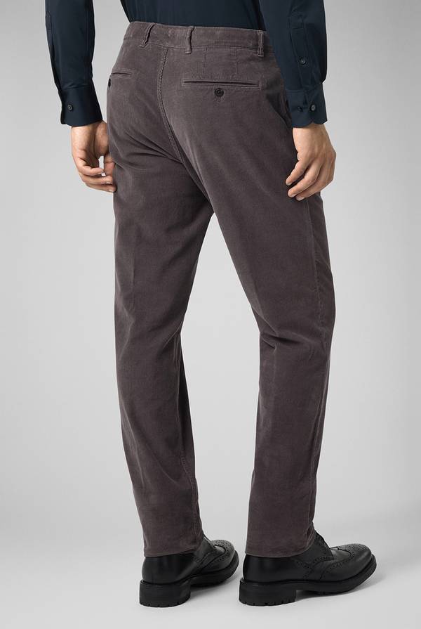 Pull Pal Zileri Pantaloni chino tinti in capo in cotone corduroy Negozio