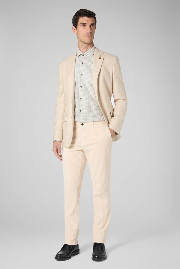 Pull Pal Zileri Pantaloni chino tinti in capo in cotone corduroy In Saldo