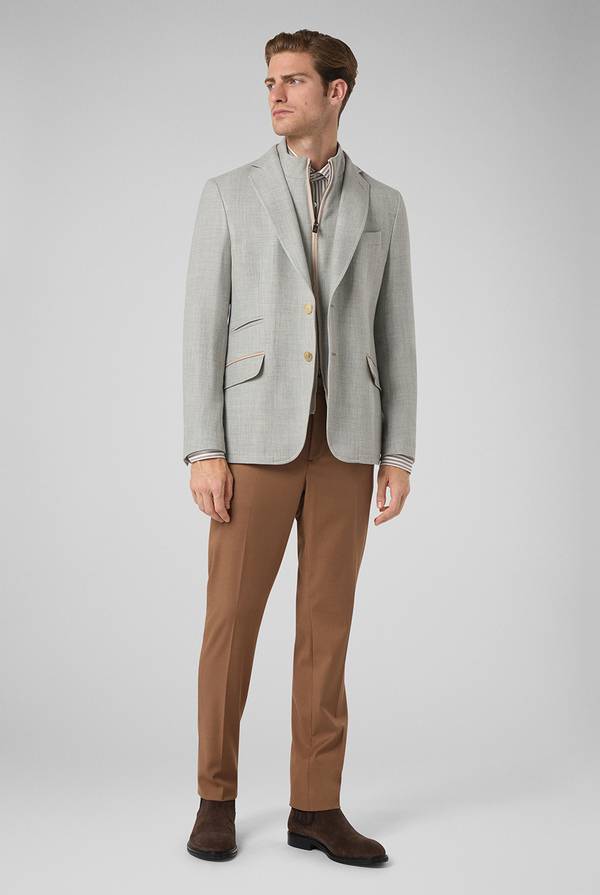 Pull Pal Zileri Pantaloni chino in tencel stretch Italy
