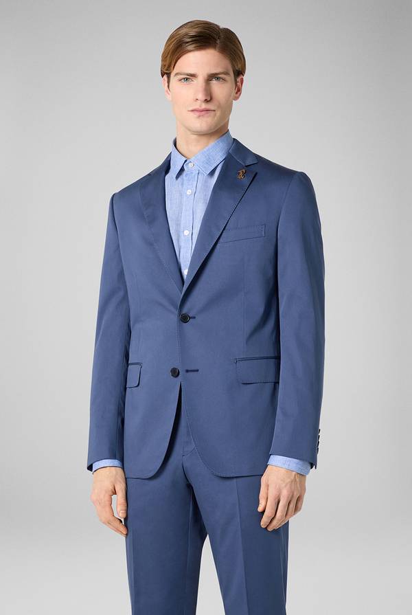 Pull Pal Zileri Abito Vicenza in seta e cotone stretch Promozione