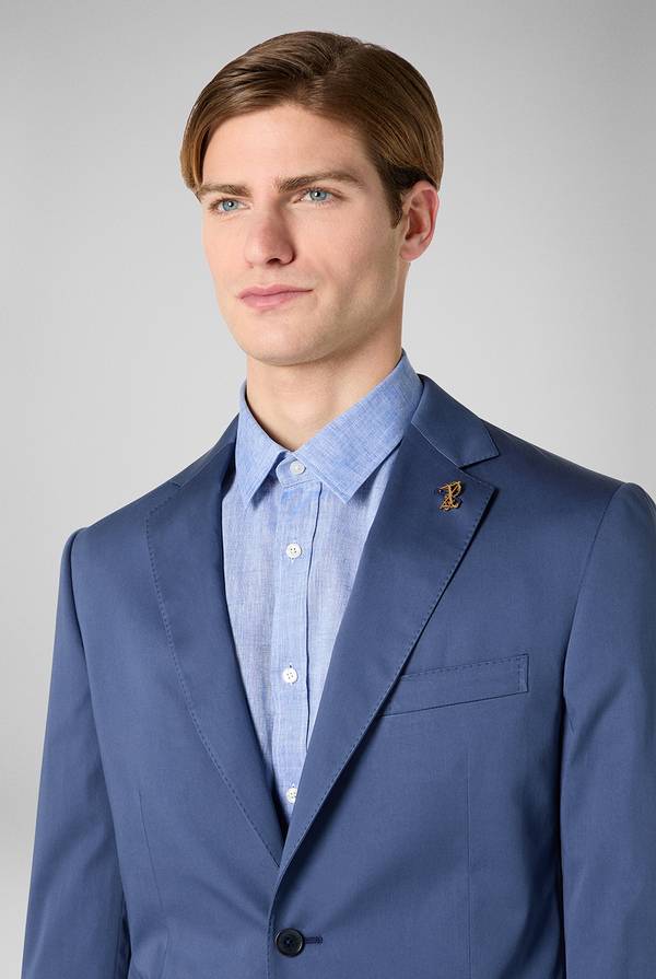 Pull Pal Zileri Abito Vicenza in seta e cotone stretch Promozione