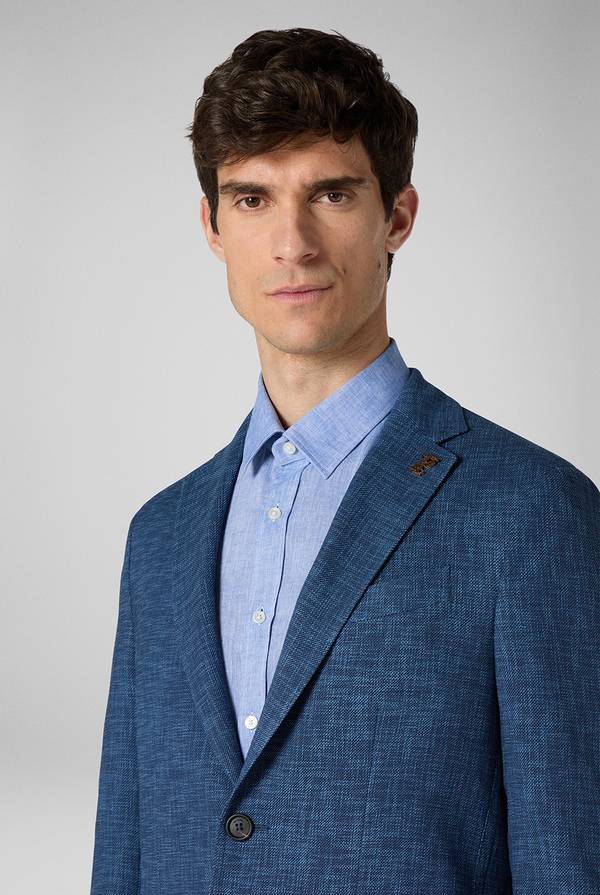 Pull Pal Zileri Giacca Brera in misto lana, cotone e nylon Spedizione Gratuita