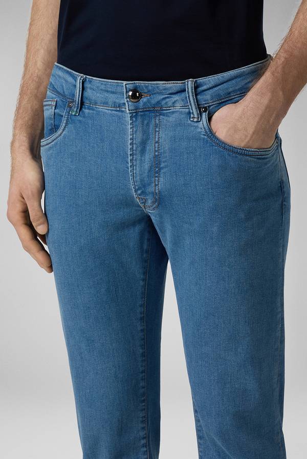 Pull Pal Zileri Denim 5 tasche effetto delavè Negozi Online