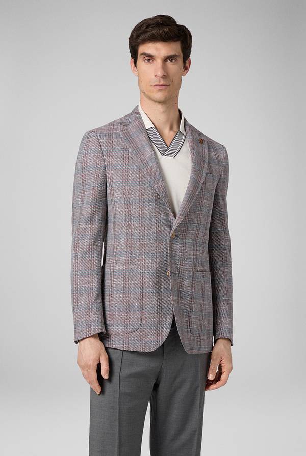 Pull Pal Zileri Giacca Palladio in lana, cotone e lino Prezzo Ridotto