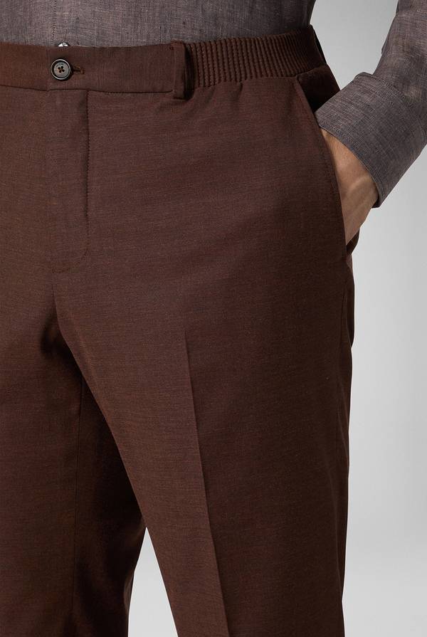 Pull Pal Zileri Pantalone classico in lana e bamboo Outlet