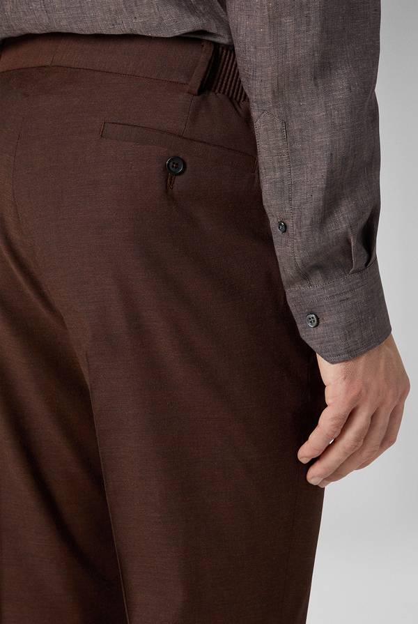 Pull Pal Zileri Pantalone classico in lana e bamboo Outlet