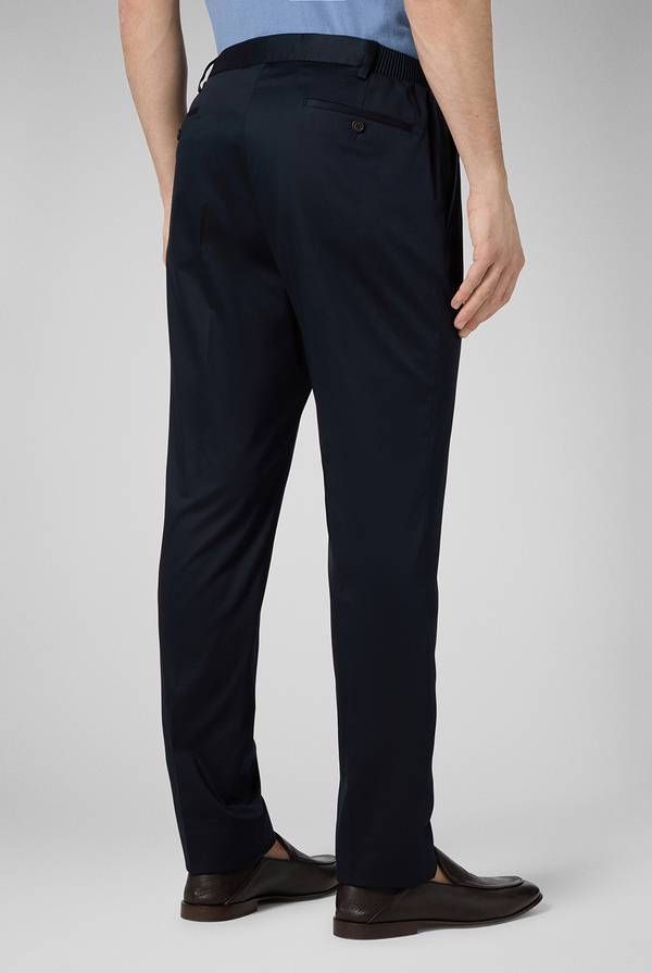 Pull Pal Zileri Pantalone in cotone e tencel stretch Saldi