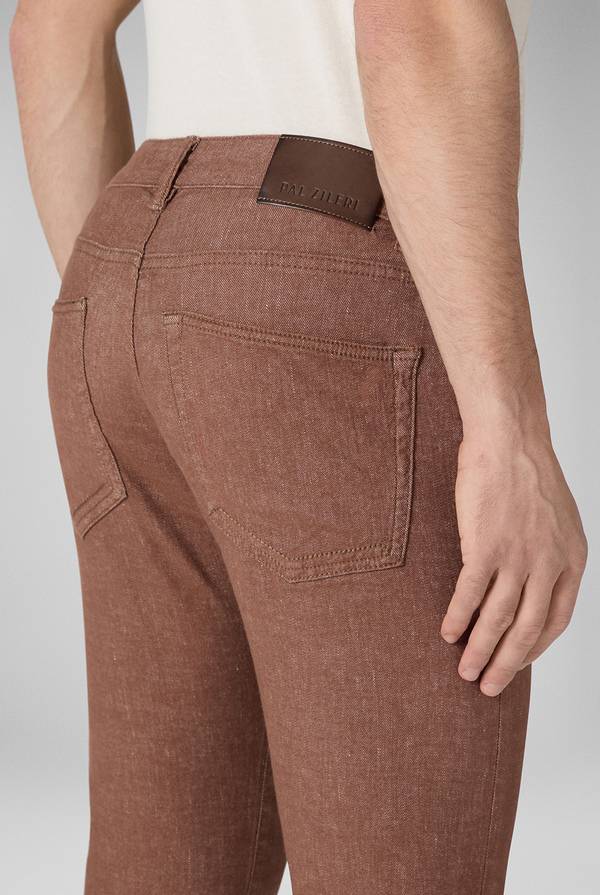 Pull Pal Zileri Denim 5 tasche effetto lino Negozio