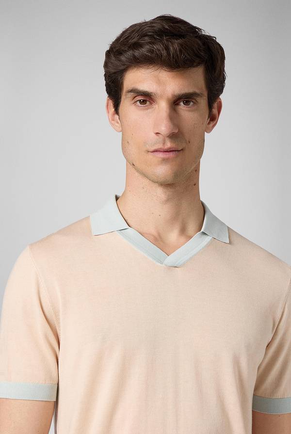 Pull Pal Zileri Polo a maniche corte con scollo a V In Linea