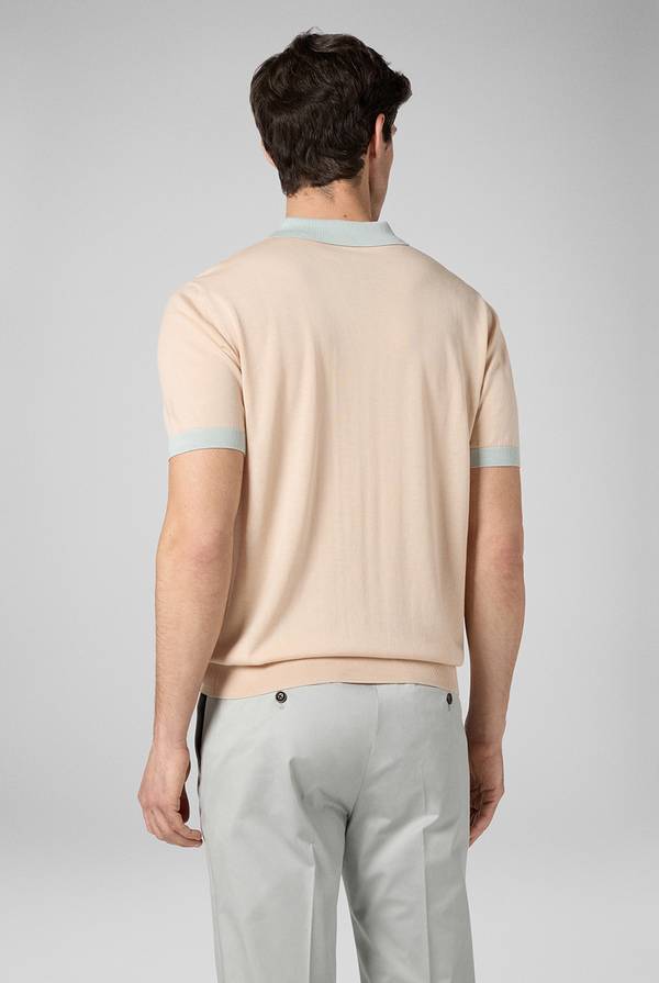 Pull Pal Zileri Polo a maniche corte con scollo a V In Linea