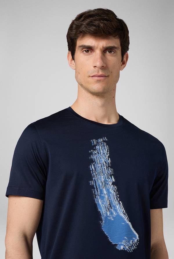 Pull Pal Zileri Tshirt con lavorazione jacquard Promozione