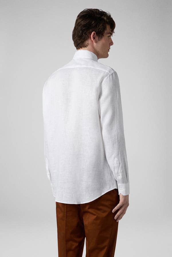 Pull Pal Zileri Camicia in lino bianca Qualità Garantita