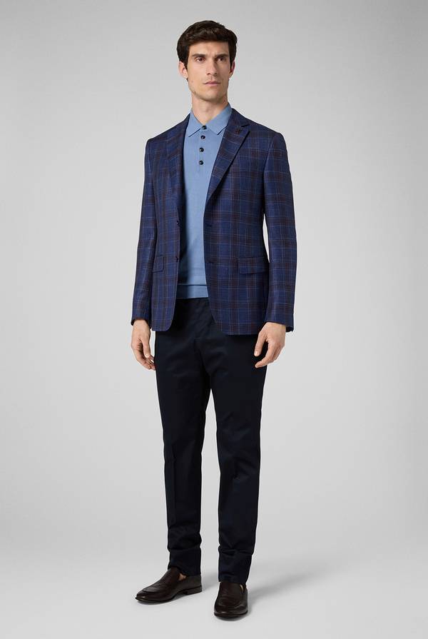 Pull Pal Zileri Giacca Vicenza in lana, seta e lino Sconto