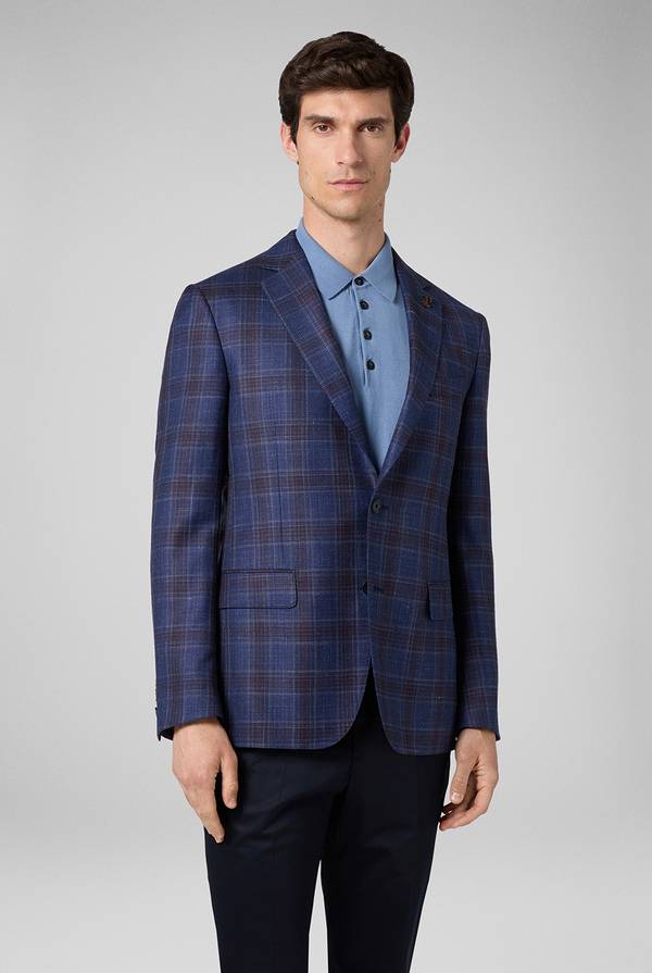 Pull Pal Zileri Giacca Vicenza in lana, seta e lino Sconto