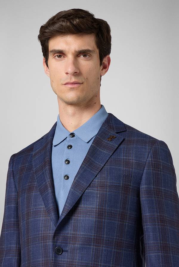Pull Pal Zileri Giacca Vicenza in lana, seta e lino Sconto