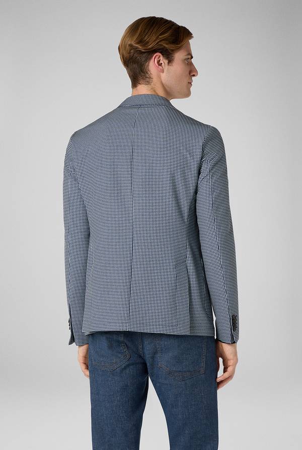 Pull Pal Zileri Giacca Effortless in jersey con motivo pied de poule Online