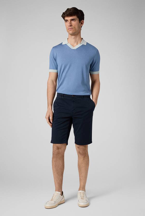 Pull Pal Zileri Polo a maniche corte con scollo a V Vendita Calda