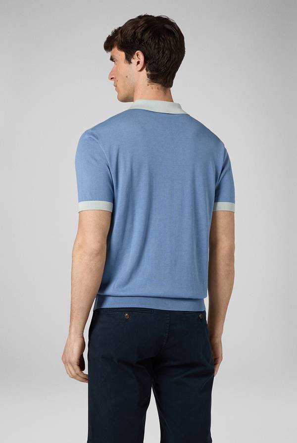 Pull Pal Zileri Polo a maniche corte con scollo a V Vendita Calda