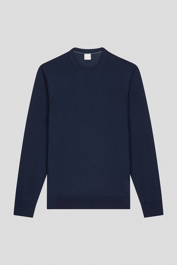 Pull Pal Zileri Girocollo in seta e cotone Saldi Di Fabbrica