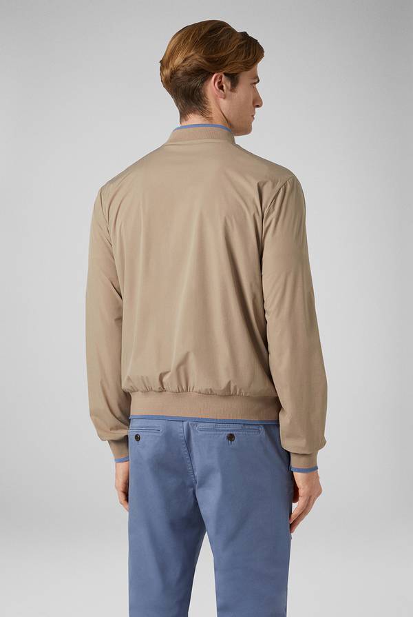 Pull Pal Zileri Bomber in soft shell color tortora Negozio