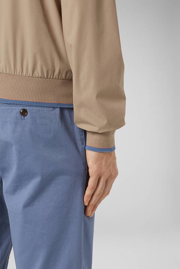 Pull Pal Zileri Bomber in soft shell color tortora Negozio