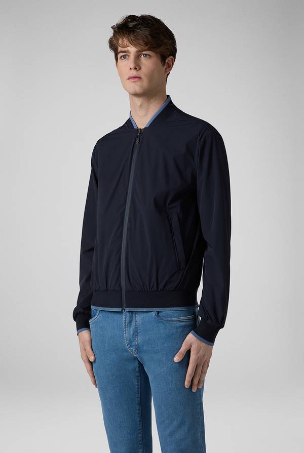 Pull Pal Zileri Bomber in soft shell color tortora Nuova