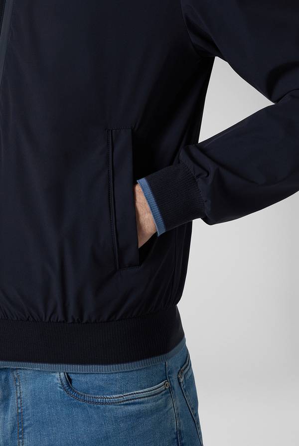 Pull Pal Zileri Bomber in soft shell color tortora Nuova