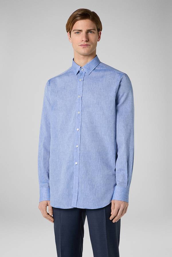 Pull Pal Zileri Camicia in lino e cotone Fino al 55% di sconto