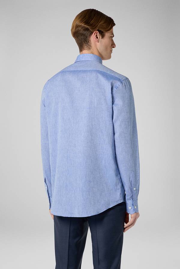 Pull Pal Zileri Camicia in lino e cotone Fino al 55% di sconto
