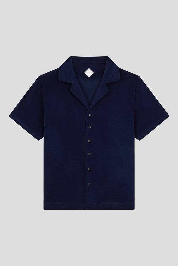 Pull Pal Zileri Camicia bowling in jersey Pezzi Unici