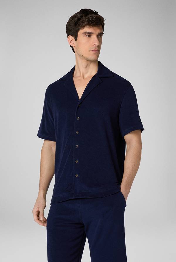 Pull Pal Zileri Camicia bowling in jersey Pezzi Unici