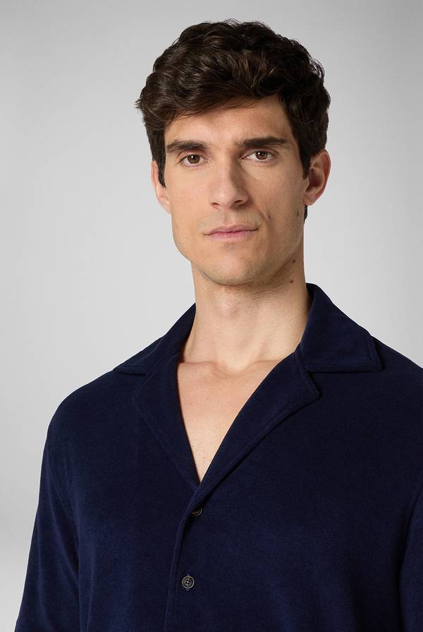 Pull Pal Zileri Camicia bowling in jersey Pezzi Unici
