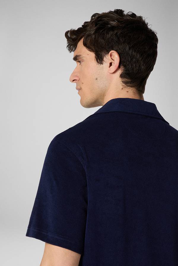 Pull Pal Zileri Camicia bowling in jersey Pezzi Unici