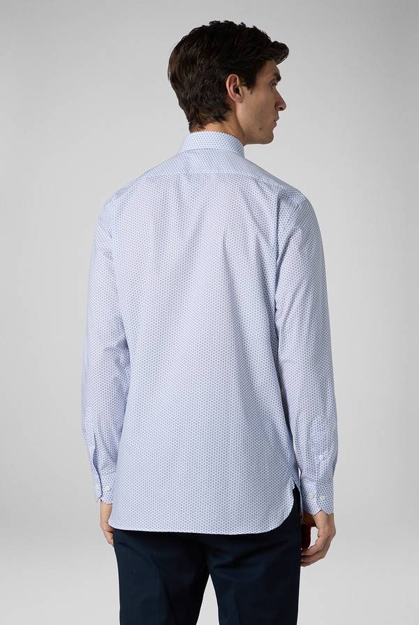 Pull Pal Zileri Camicia in puro cotone con stampa circolare Promozione Limitata
