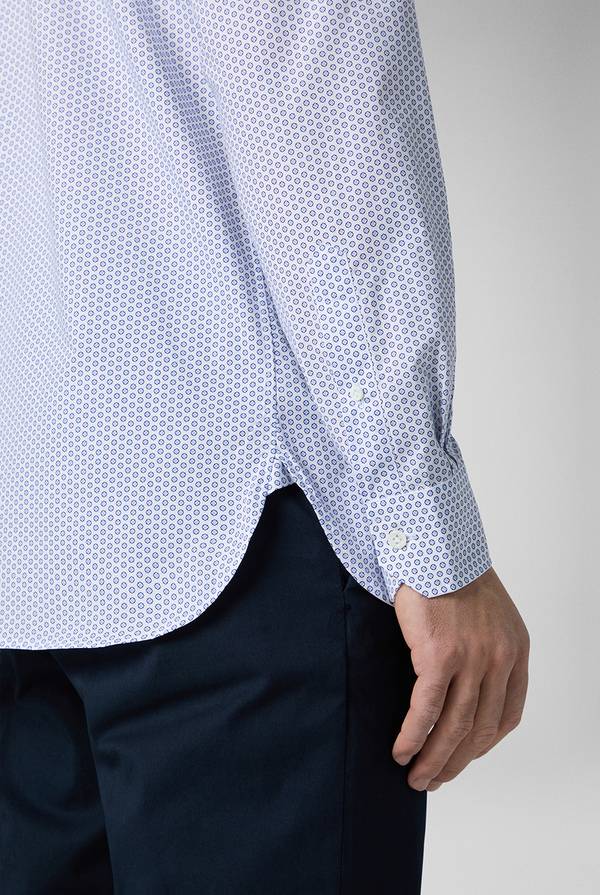 Pull Pal Zileri Camicia in puro cotone con stampa circolare Promozione Limitata