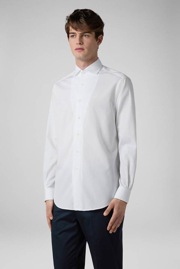 Pull Pal Zileri Camicia bianca in cotone Affare Del Giorno