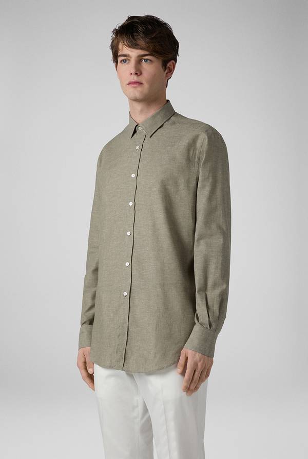Pull Pal Zileri Camicia in lino e cotone Prezzo Ridotto